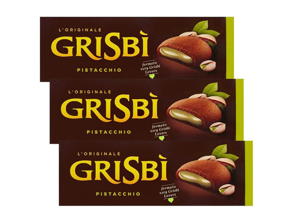 sarcia.eu MATILDE VICENZI Grisbi Pistacchio - Talianske sušienky s pistáciovou náplňou 150g, 3